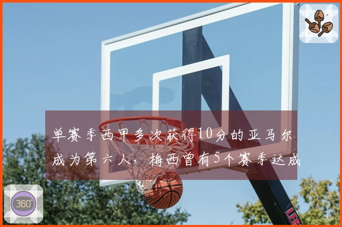 单赛季西甲多次获得10分的亚马尔成为第六人,梅西曾有5个赛季达成此壮举
